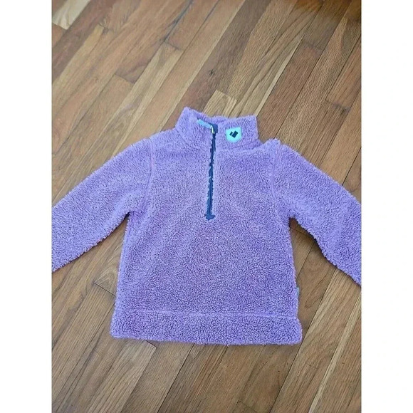 Obermeyer Girl’s Sherpa Fleece Pullover Purple Size M - Picture 2 of 5